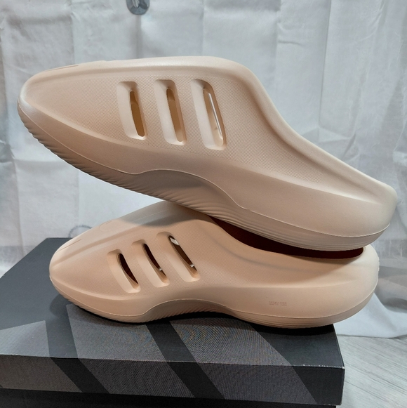 NEW Adidas Mens Adifom Futuristic Infinity Mule Warm Vanilla Slip-On Clogs SZ 13 - Picture 13 of 14